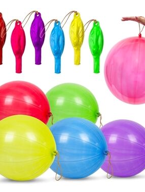 18'' Large Thick Latex Neon Rubber Heavy Duty Punch Balloons 30 Pack